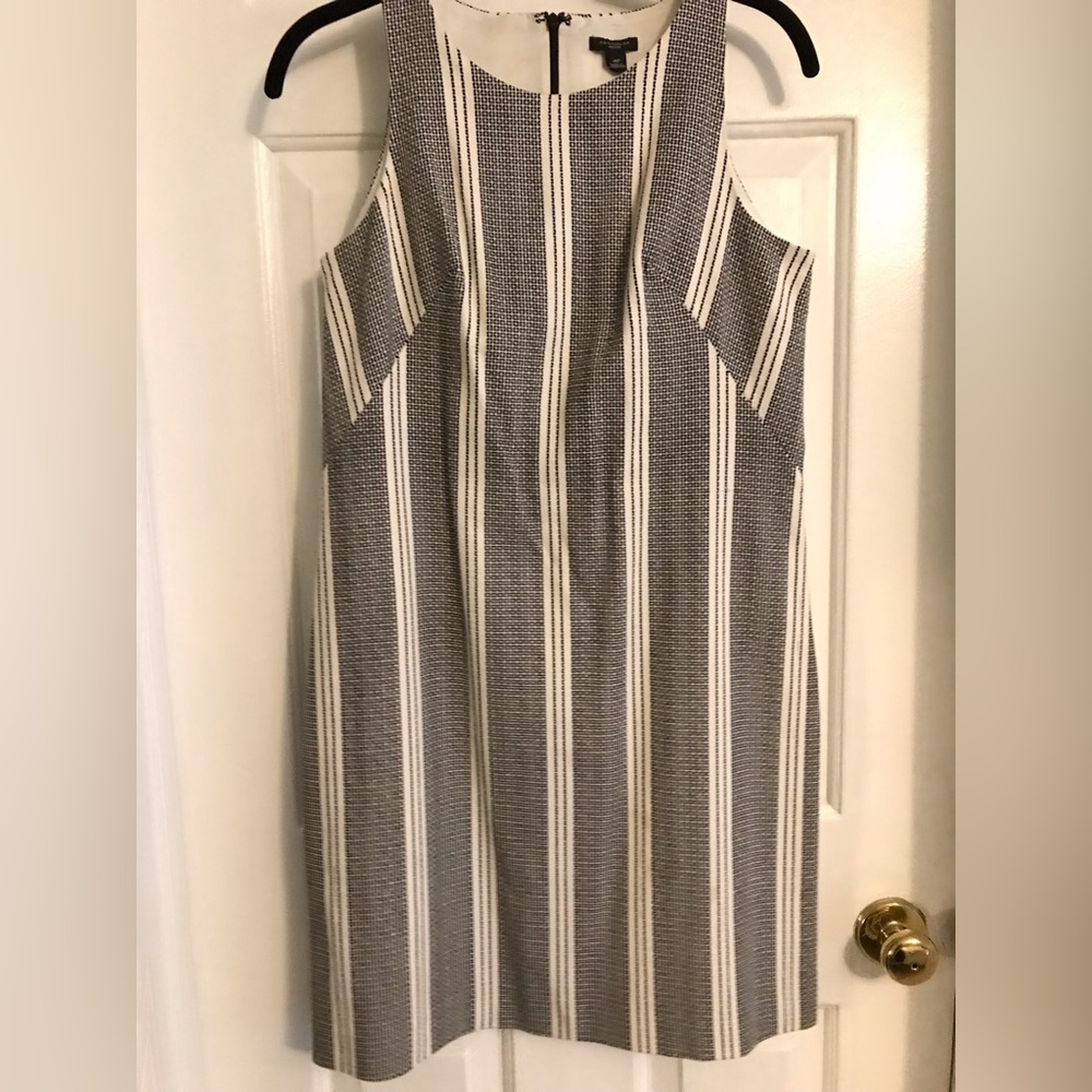 Ann Taylor striped shift dress